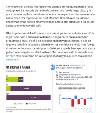 José Manuel Restrepo habla de