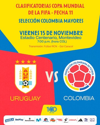 Afiche del partido de la