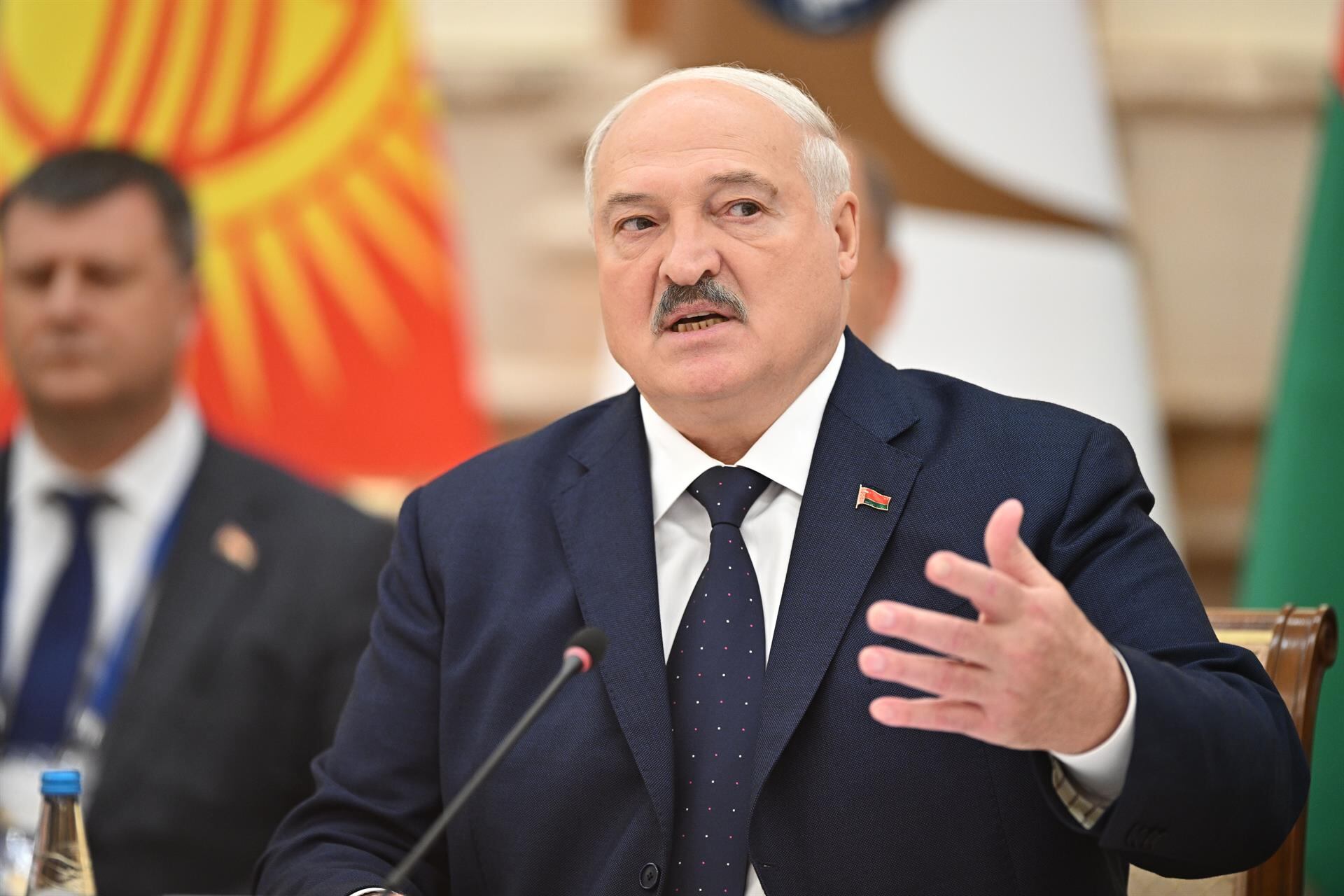 El presidente autoritario de Bielorrusia, Alexander Lukashenko