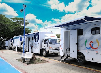 El Programa Chequéate RD, organizado por la Oficina de la Primera Dama y el Servicio Nacional de Salud, realizó en Guayubín su jornada número 588. (Foto cortesía Presidencia de la República Dominicana)