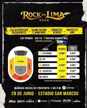 Póster oficial del festival Rock