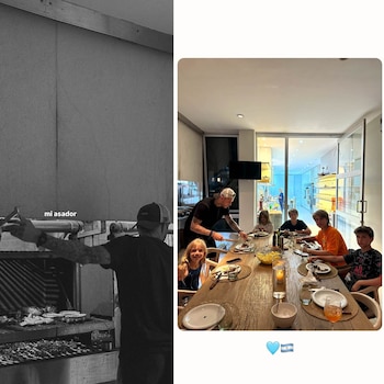 Las postales familiares que subió Wanda Nara