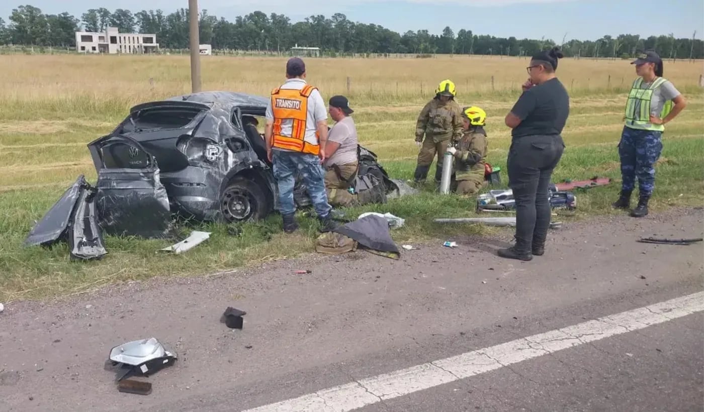 El accidente fatal ocurrió en el km 80 de la ruta 3, a la altura de Cañuelas (Foto gentileza 0221.com)