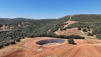 Imagen de la mina de El Moto, en Ciudad Real