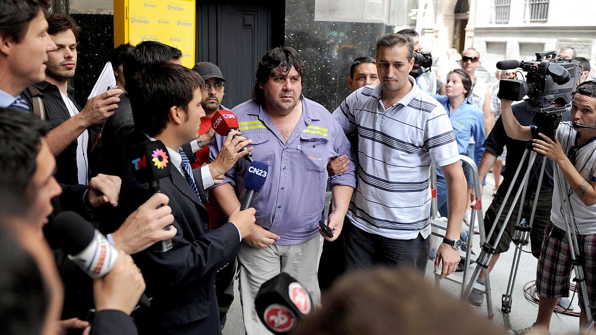 Los trabajadores del subte y premetro de Buenos Aires anuncian un cese de actividades desde las 21:00 horas en rechazo a la reforma laboral impulsada por el Gobierno de Milei (Télam)