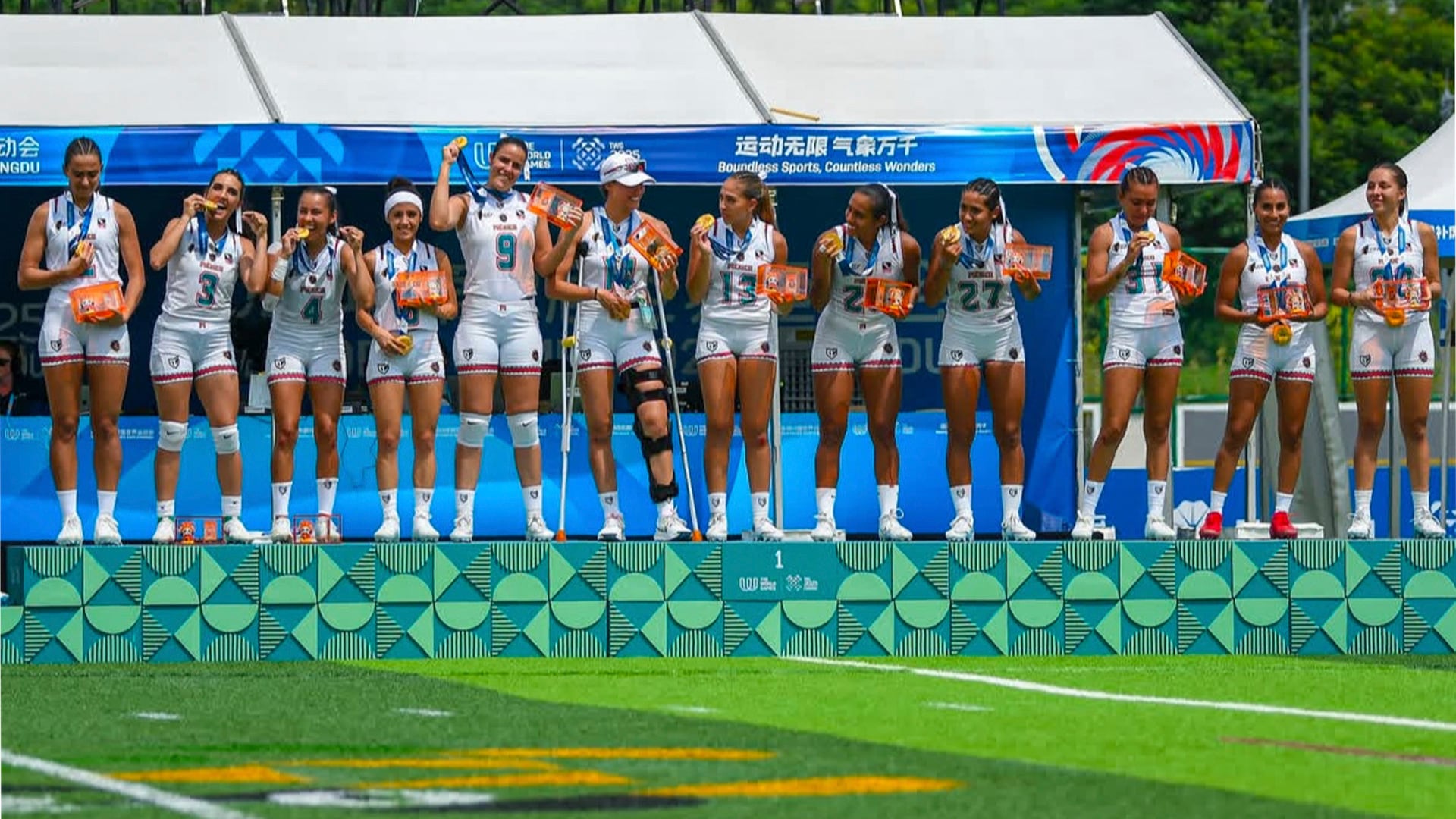 La selección mexicana femenil llega como el mejor equipo del ranking mundial y busca conseguir en este torneo su pase a los Juegos Olímpicos de Los Ángeles 2028. (Federación Mexicana de Fútbol Americano)