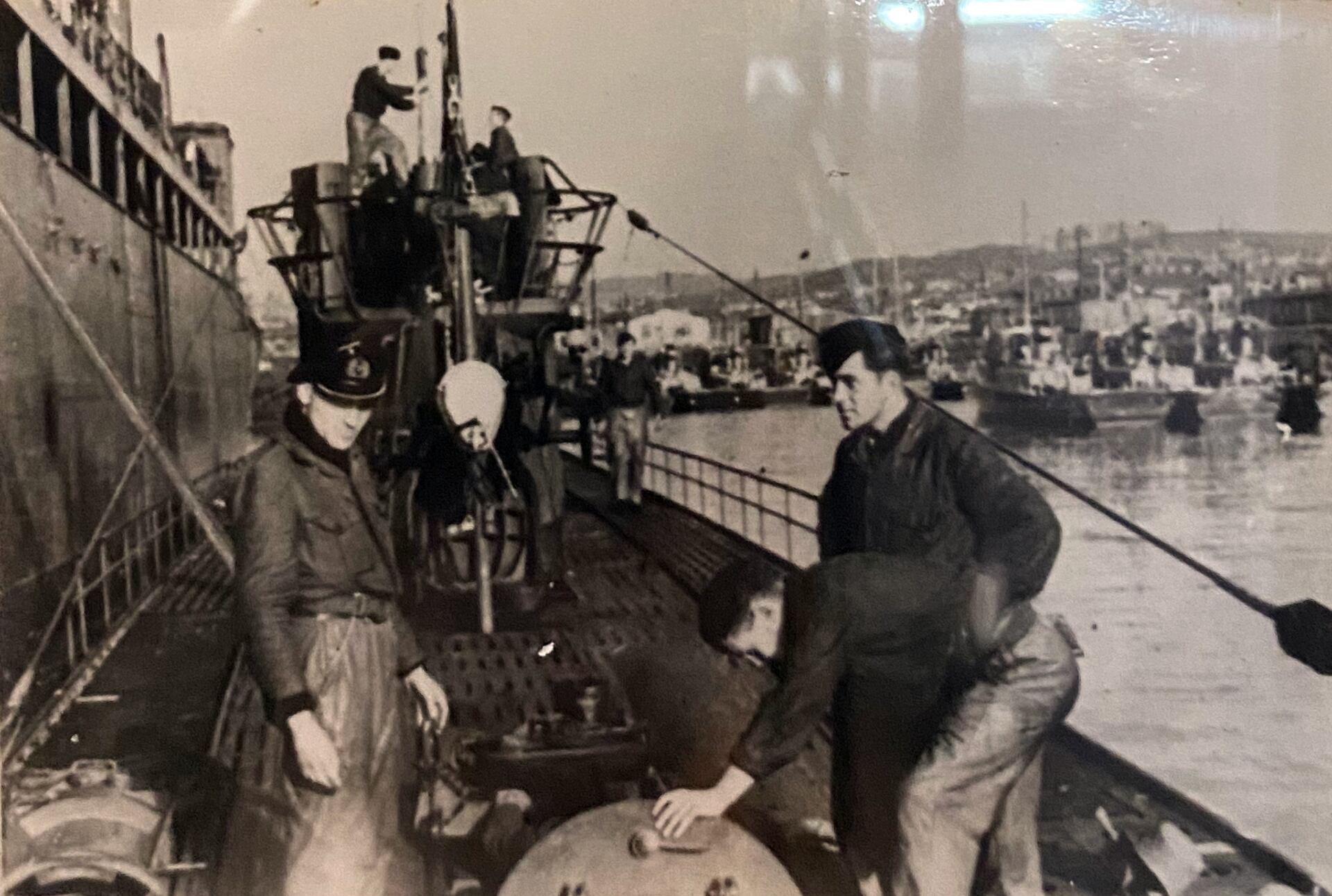 La nave, cuando estaba en plena actividad durante la segunda guerra mundial