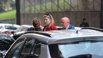 La reina estuvo acompañada por