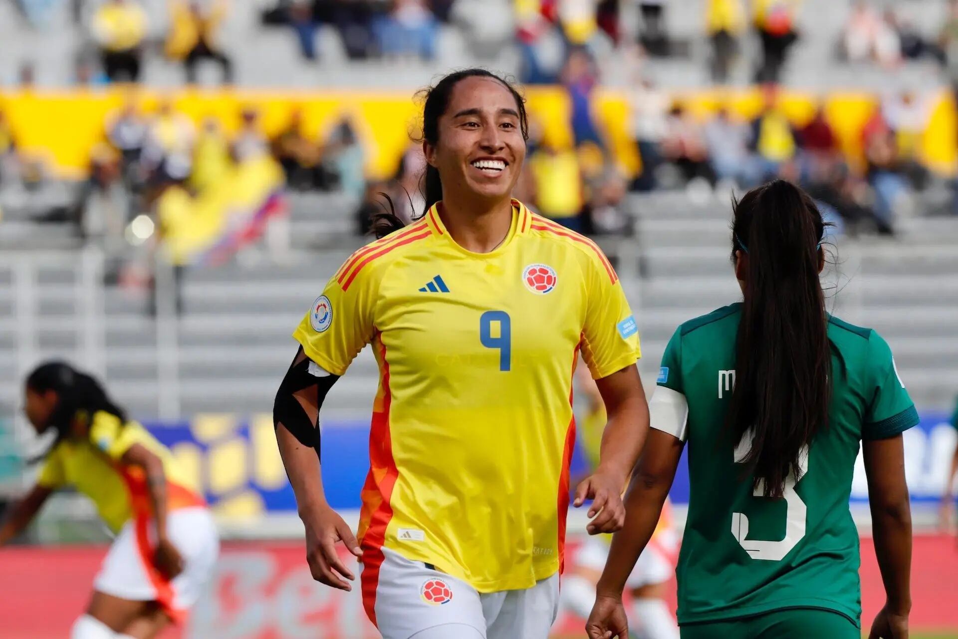 Mayra Ramírez no juega con la selección Colombia desde el segundo semestre de 2025 por lesión - crédito Conmebol