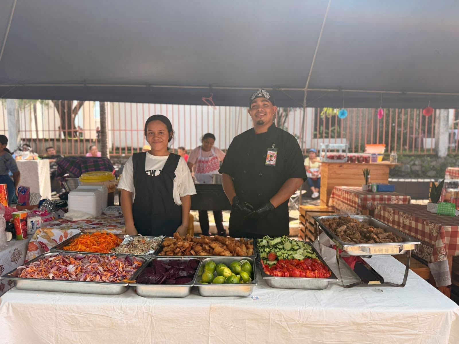 Calidad gastronómica se encontró en el festival del cerdo (Foto cortesía La Paz Este Distrito San Rafael Obrajuelo)