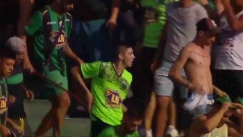 La pelea en la tribuna incluyó facas y palos
