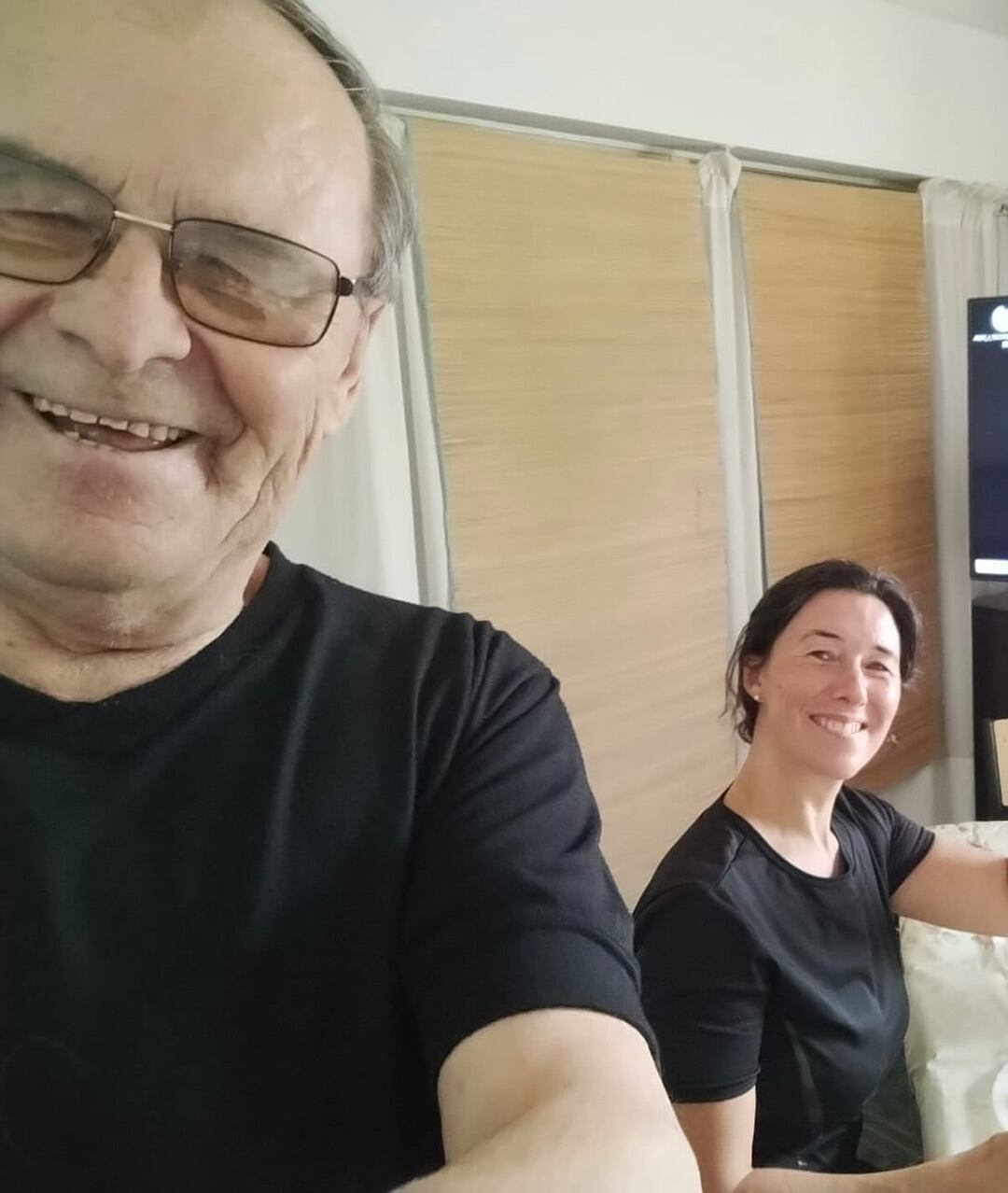 La foto que posteó Gabriela Kreder junto a su papá