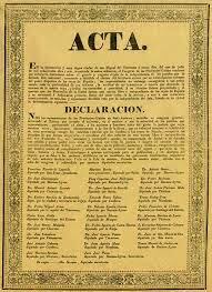 El original del acta está perdida. Se hicieron copias en quechua y en aymará para la población indígena del norte