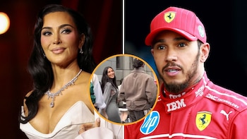Kim Kardashian y Lewis Hamilton