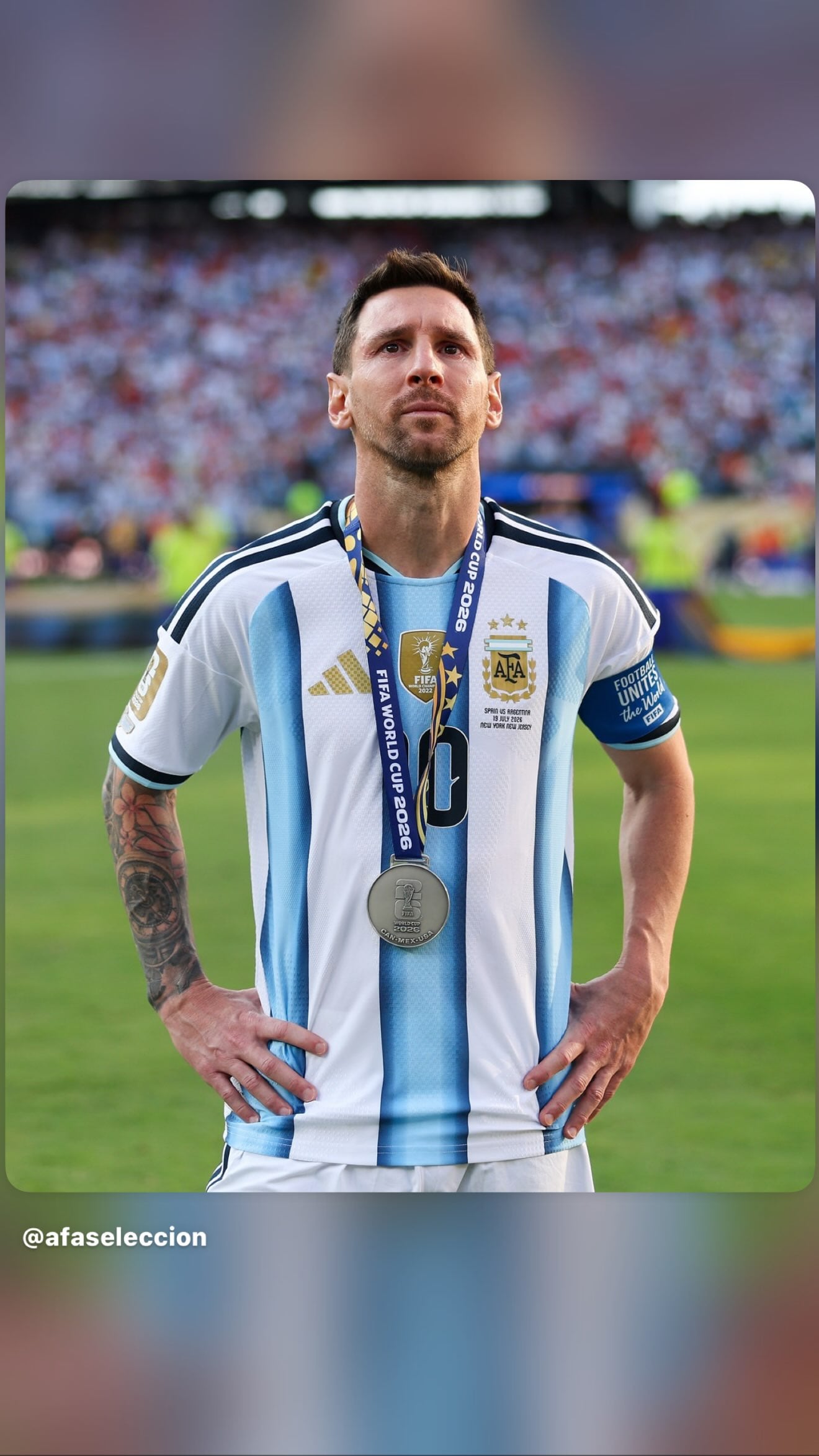 El posteo del Kun Agüero