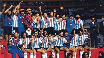 El último plantel argentino campeón