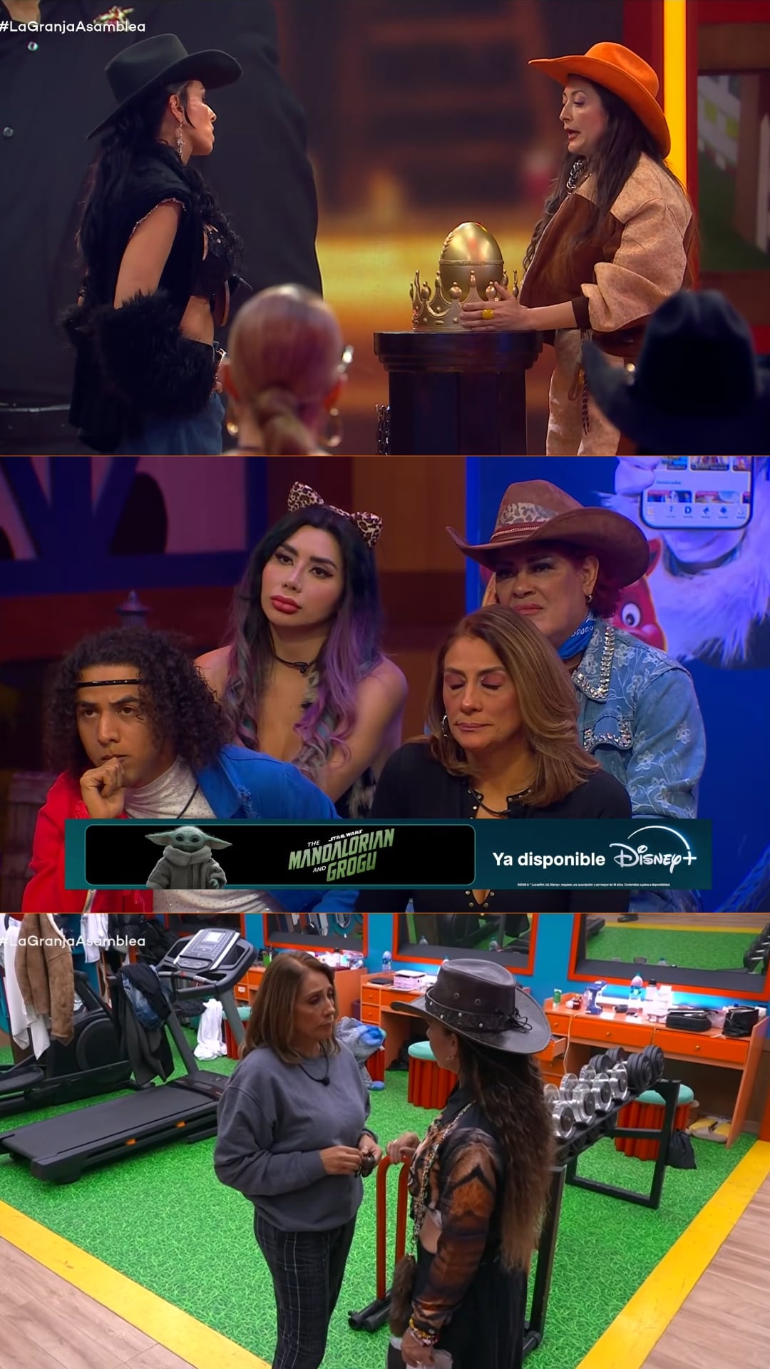 La asamblea del miércoles también estuvo marcada por enfrentamientos. (YouTube: La Granja VIP)