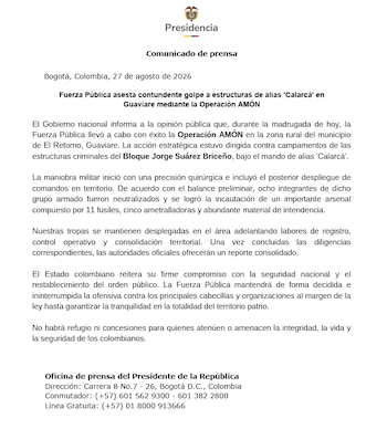 Presidencia - crédito Presidencia
