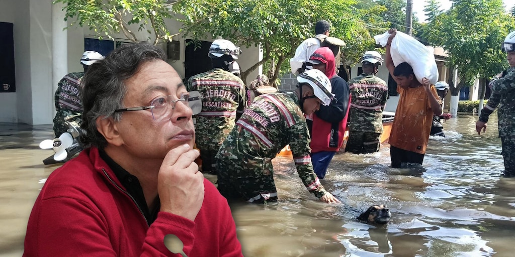 Petro negó haber rechazado ayuda de Estados Unidos para damnificados en Córdoba y anunció que solicitará apoyo internacional con dragas - Infobae