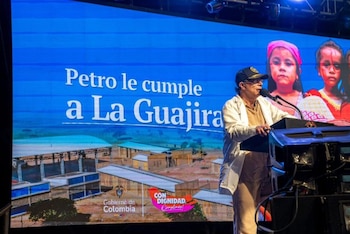El presidente Gustavo Petro inaugura