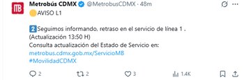 La Línea 1 del Metrobús