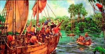 Orellana alcanzó el Amazonas en