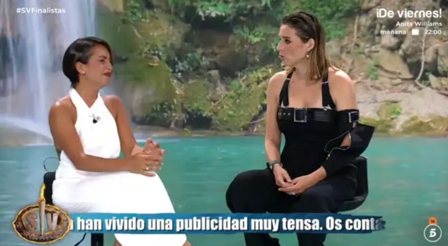 Anita Williams y Sandra Barneda en la gala final de