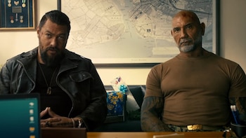 Jason Momoa y Dave Bautista