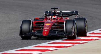 Formula One F1 - Bahrain Grand Prix - Bahrain International Circuit, Sakhir, Bahrain - March 18, 2022 Ferrari's Charles Leclerc during practice REUTERS/Hamad I Mohammed