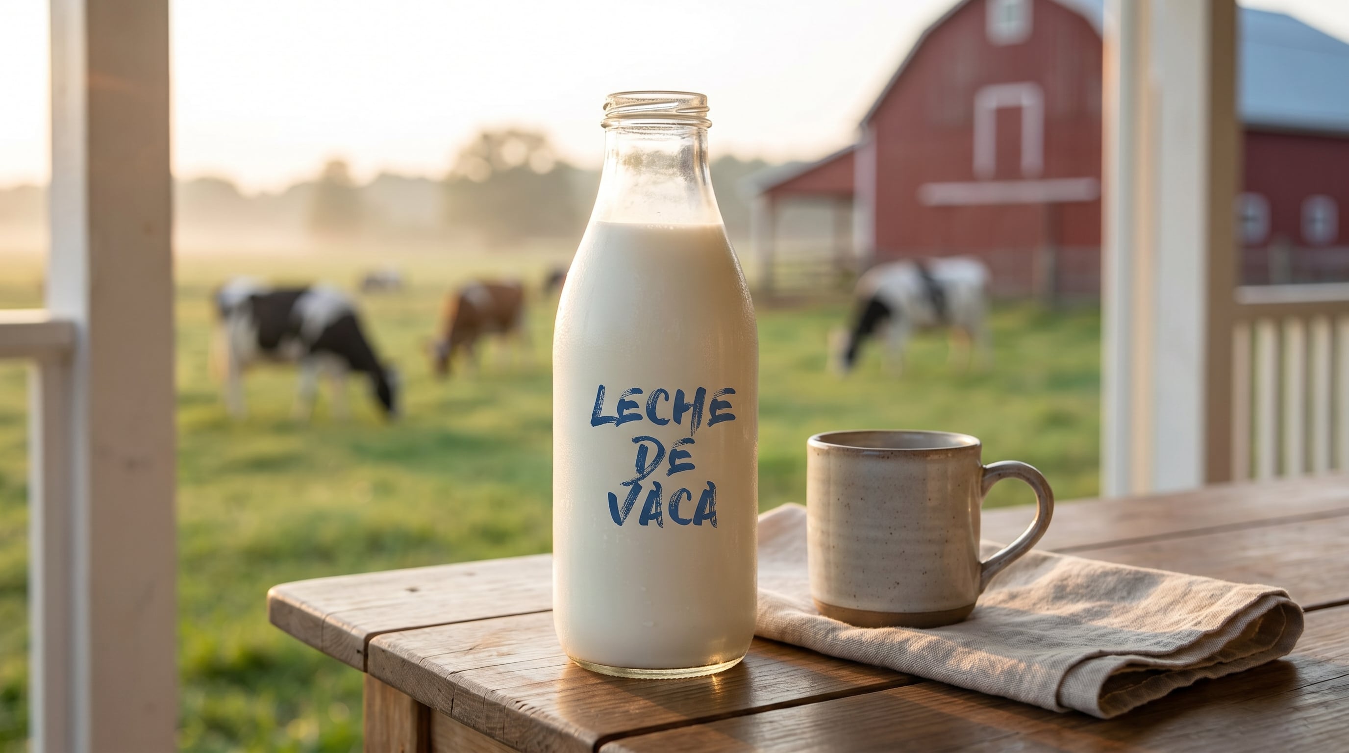 La leche de vaca es una fuente natural de calcio, esencial para mantener una estructura ósea sólida y prevenir enfermedades óseas (Imagen Ilustrativa Infobae)