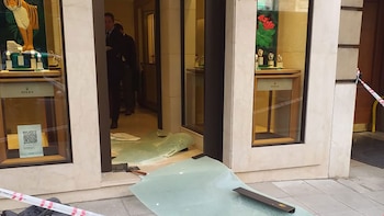 Los asaltantes intentaron abrir la