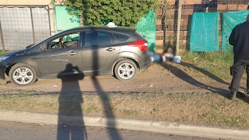 El hombre quedó tendido a