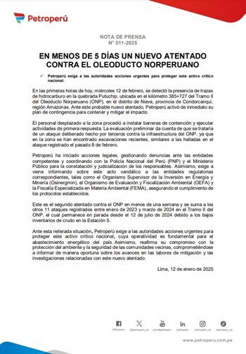 Petroperú ha reafirmado su compromiso