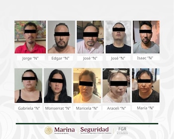 Autoridades detienen a el “M4”, presunto operador del CJNG: se decomisaron tres armas, tres vehículos y 4 millones en bienes. Crédito: Marina