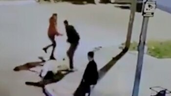 El crimen fue capturado por