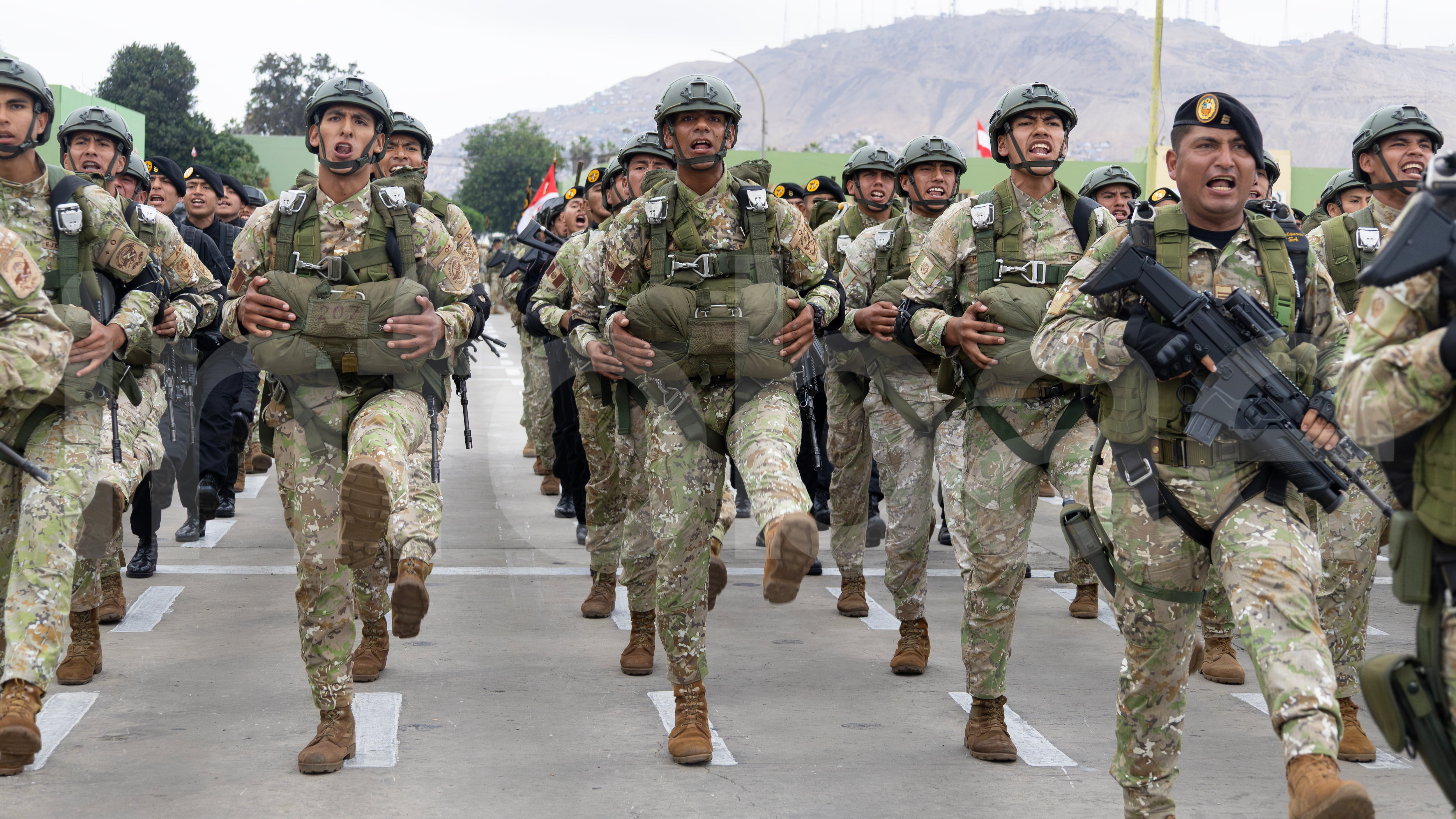 Ejército del Perú afina los últimos detalles para desfilar a paso firme en la Gran Parada Militar del 29 de julio por Fiestas Patrias