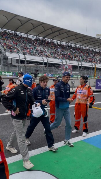 Franco Colapinto y Alexander Albon