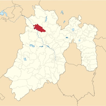 Ubicación de Atlacomulco en el