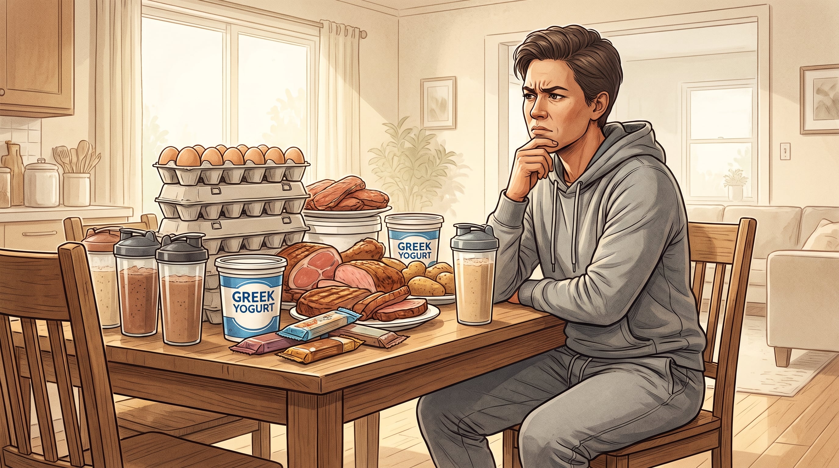 La Cleveland Clinic advirtió que consumir más proteína de la necesaria no siempre aporta beneficios y puede generar riesgos para la salud (Imagen Ilustrativa Infobae)