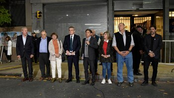 Axel Kicillof estuvo anoche en