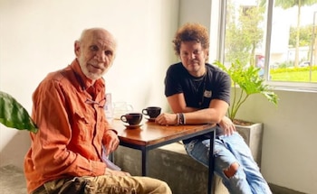 Andrés y Eduardo Cabas. Foto: