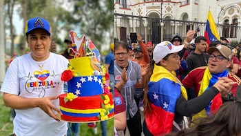 Fotos y videos: venezolanos en