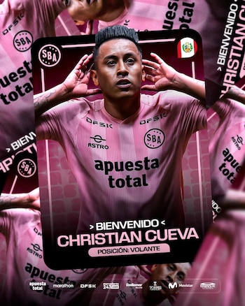 Christian Cueva es nuevo jugador de Sport Boys. Crédito: Instagram Sport Boys.