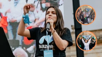 La congresista provida Carol Borda negó que hubiera ejecutado actos violentos en el plantón en defensa del aborto frente al Congreso: “Yo era una entre todas ellas”