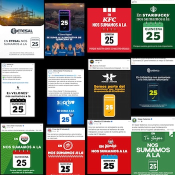 Decenas de empresas se sumaron