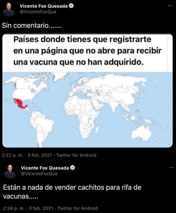 Twitter Vicente Fox Quesada (Foto: