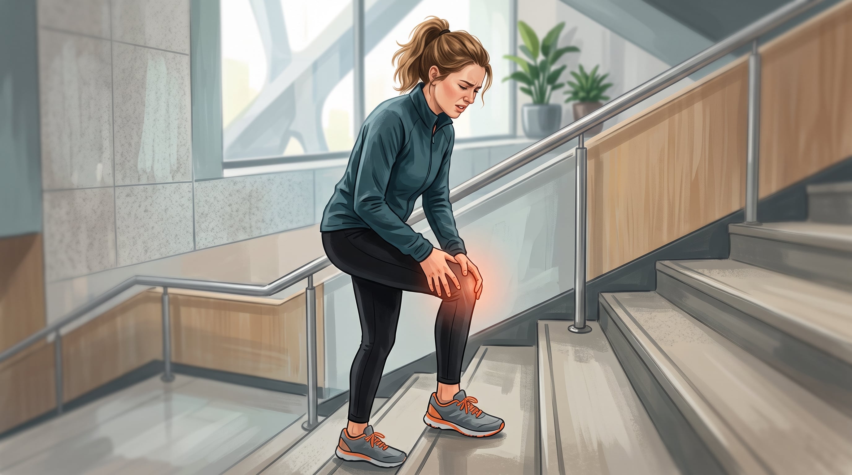 La rodilla del corredor o síndrome de dolor patelofemoral puede afectar a cualquier persona y no solo a quienes corren (Imagen Ilustrativa Infobae)
