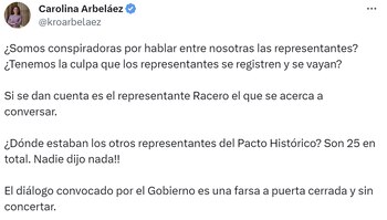 Carolina Arbeláez respondió a las