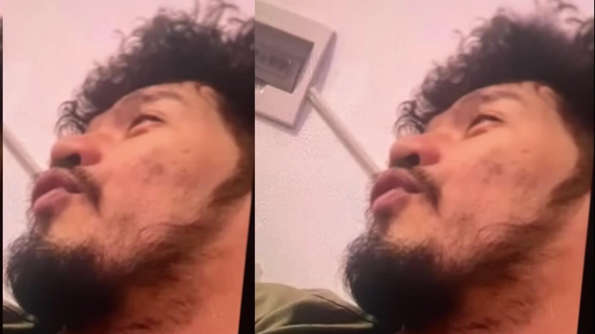 Uso de barba espesa y melena desordenada forman parte del plan para camuflar la identidad del fugitivo - Crédito: Infobae Perú / 24 Horas