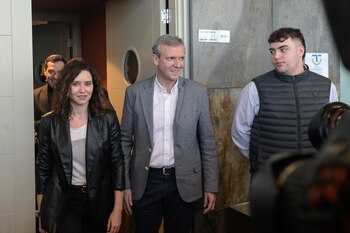 Alfonso Rueda e Isabel Díaz